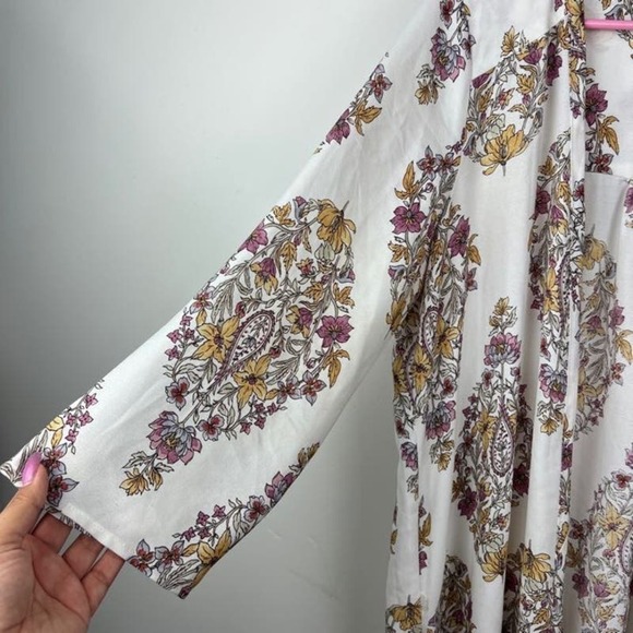 Show Me Your Mumu Karmyn Cape in Flower Shower Floor length Size medium BOHO - Picture 5 of 10